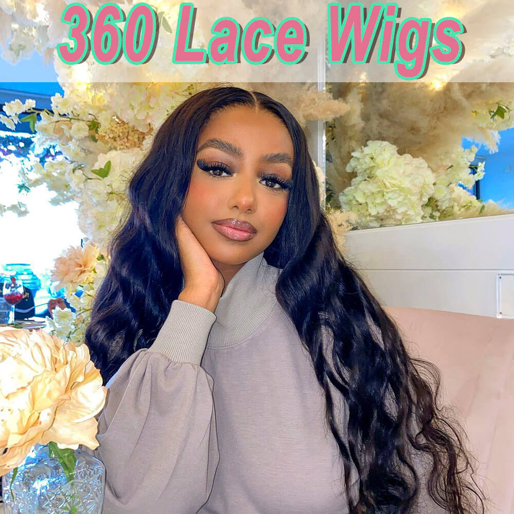 SISDORE Hair 360 lace wigs