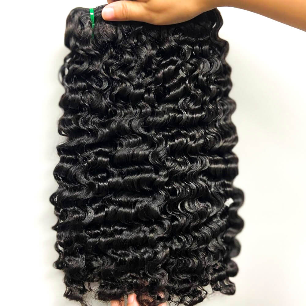 Burmese curly bundles raw black curly hair weaves bundle deals