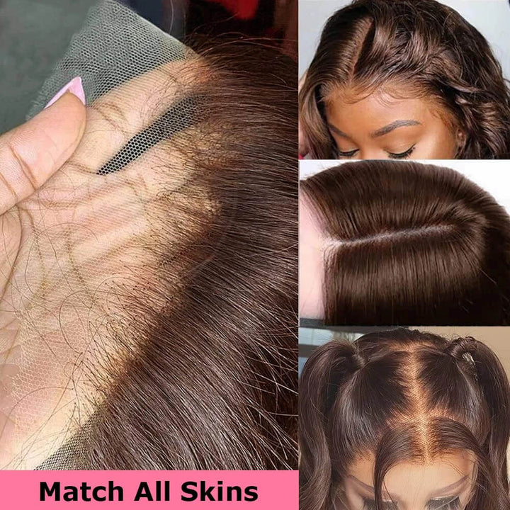 HD lace natural hairline with invisible knots