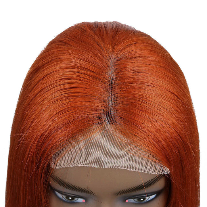 short ginger wig ready to wear