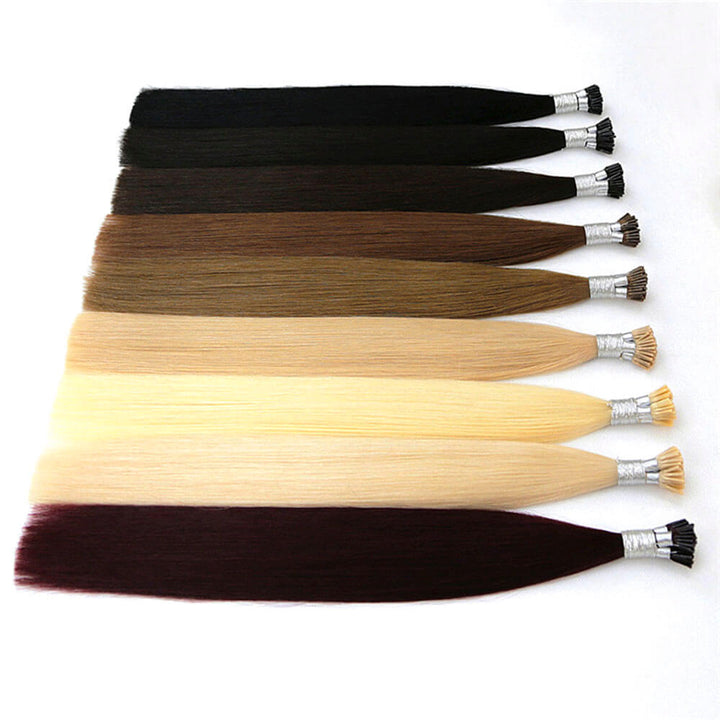 Stick tip hair extensions human hair
