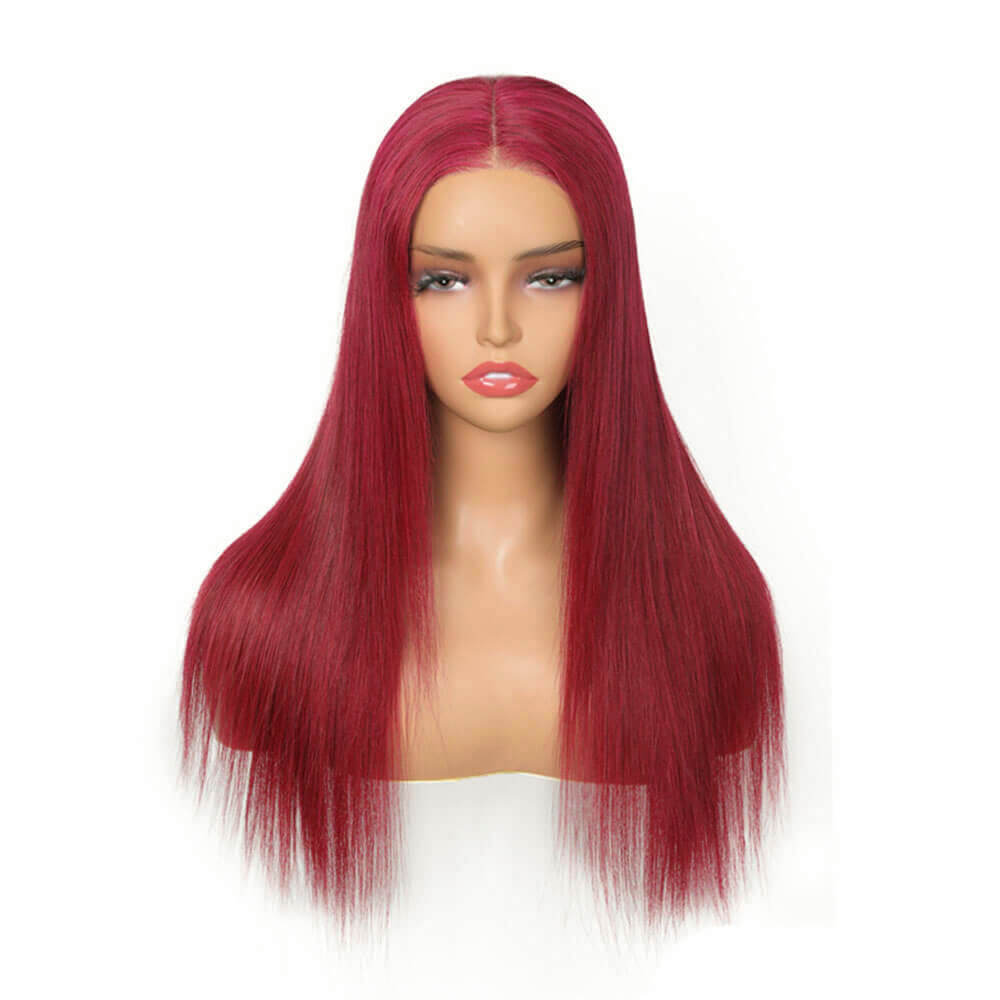 long 99j hair glueless wig, ready to wear pre cut lace closure wig