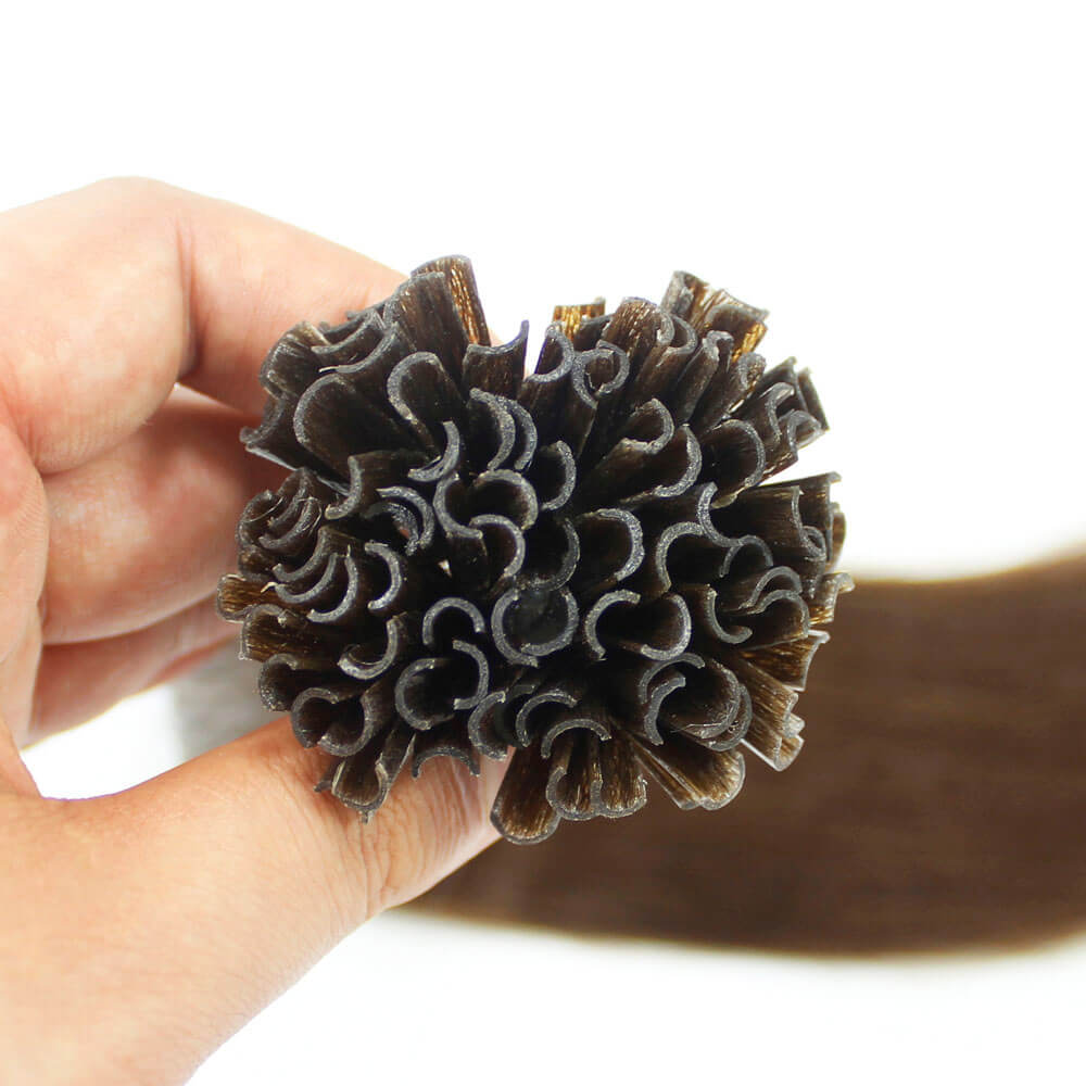 Double Drawn U-Tip Extensions | Keratin Bond Straight Hair