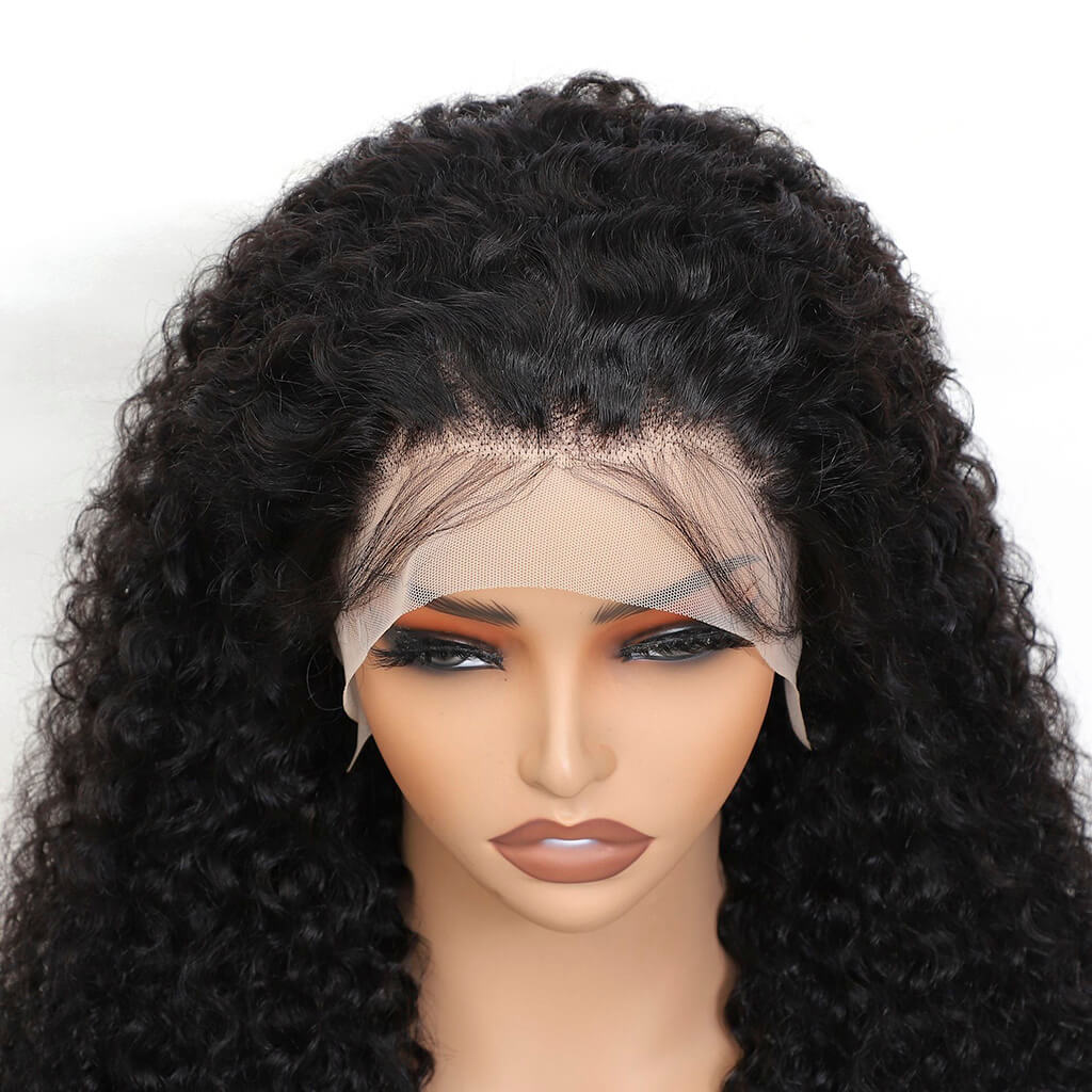 jerry curly 13x4 lace frontal wig