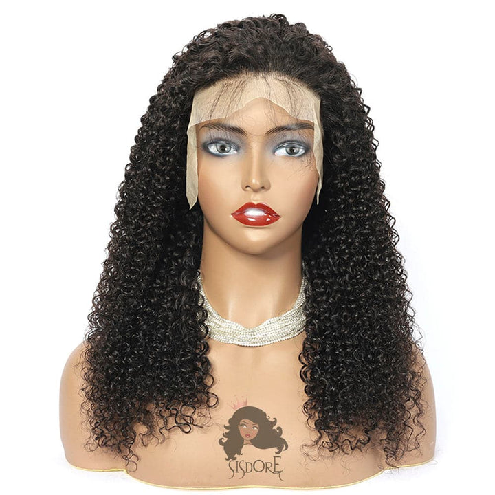 13x4 HD lace frontal kinky curly wig for African American women