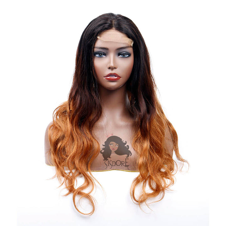 1B/4/30 Ombre Body Wave Human Hair Wig