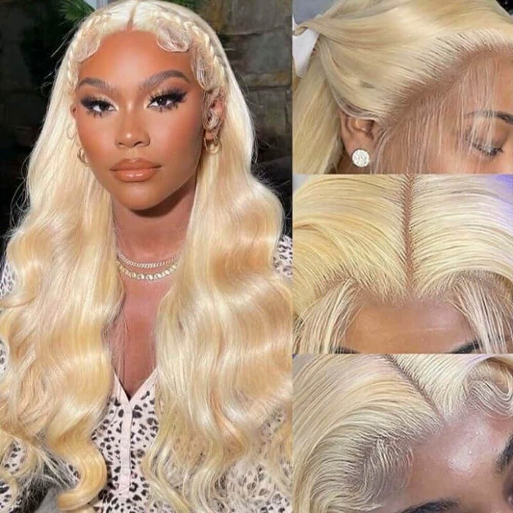 613 Body Wave HD Lace Front Wig | Blonde Human Hair Wigs