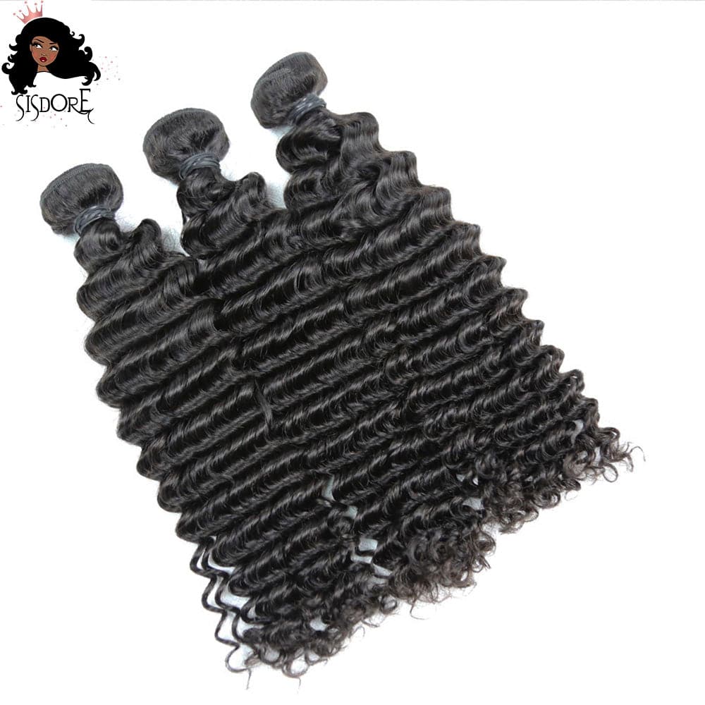 Deep Wave Bundles Brazilian Virgin Hair