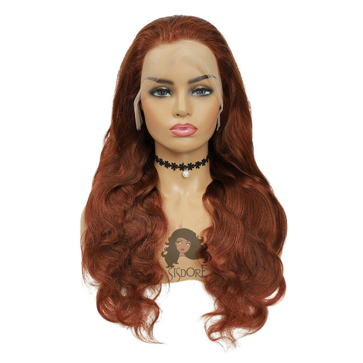 Human Hair Wig Color 33 Body Wave