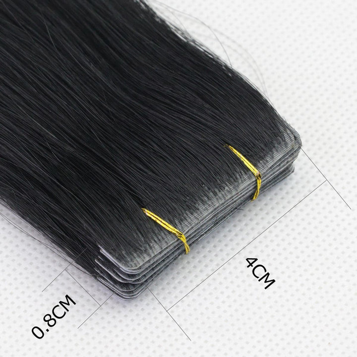 Invisible PU tape hair extensions