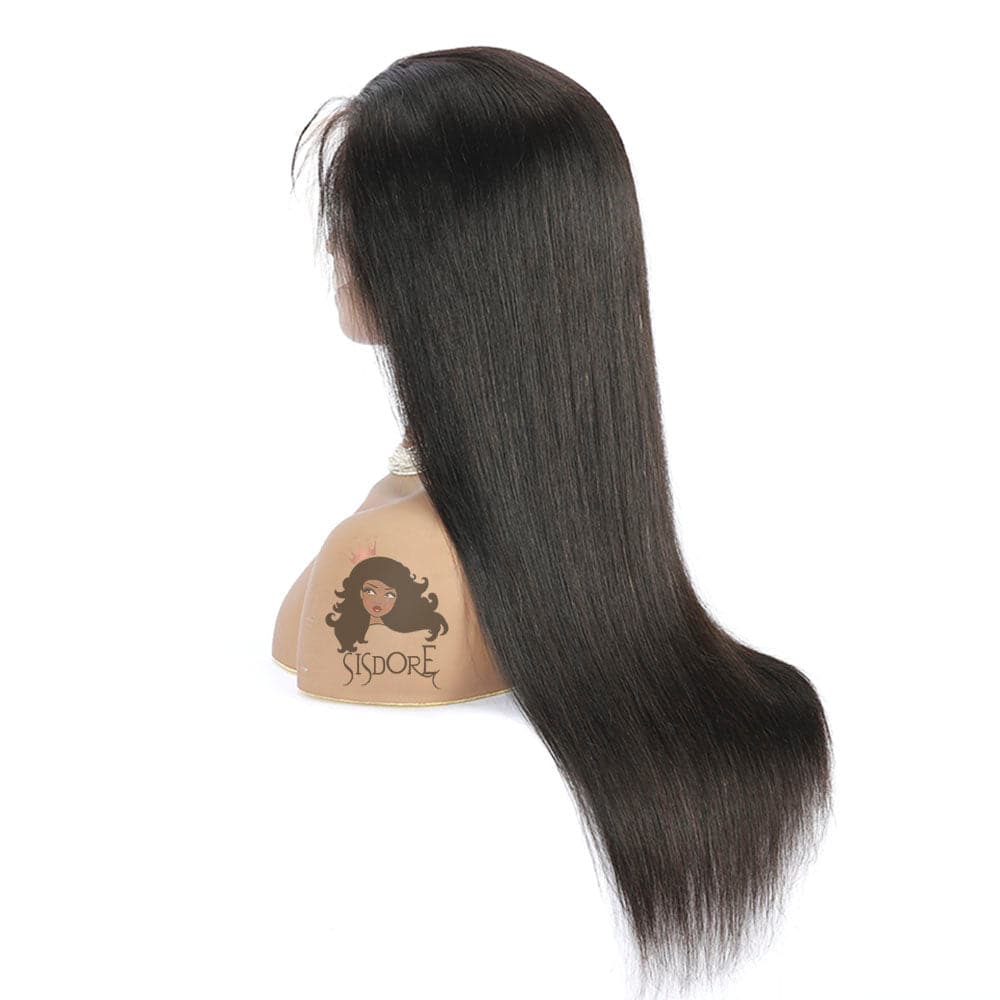 Natural Color Straight 13X4 HD Lace Frontal Wigs
