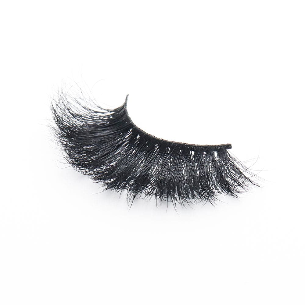 25mm Long Mink Hair Messy Multilayer Cross 3D False Eyelashes EL-004