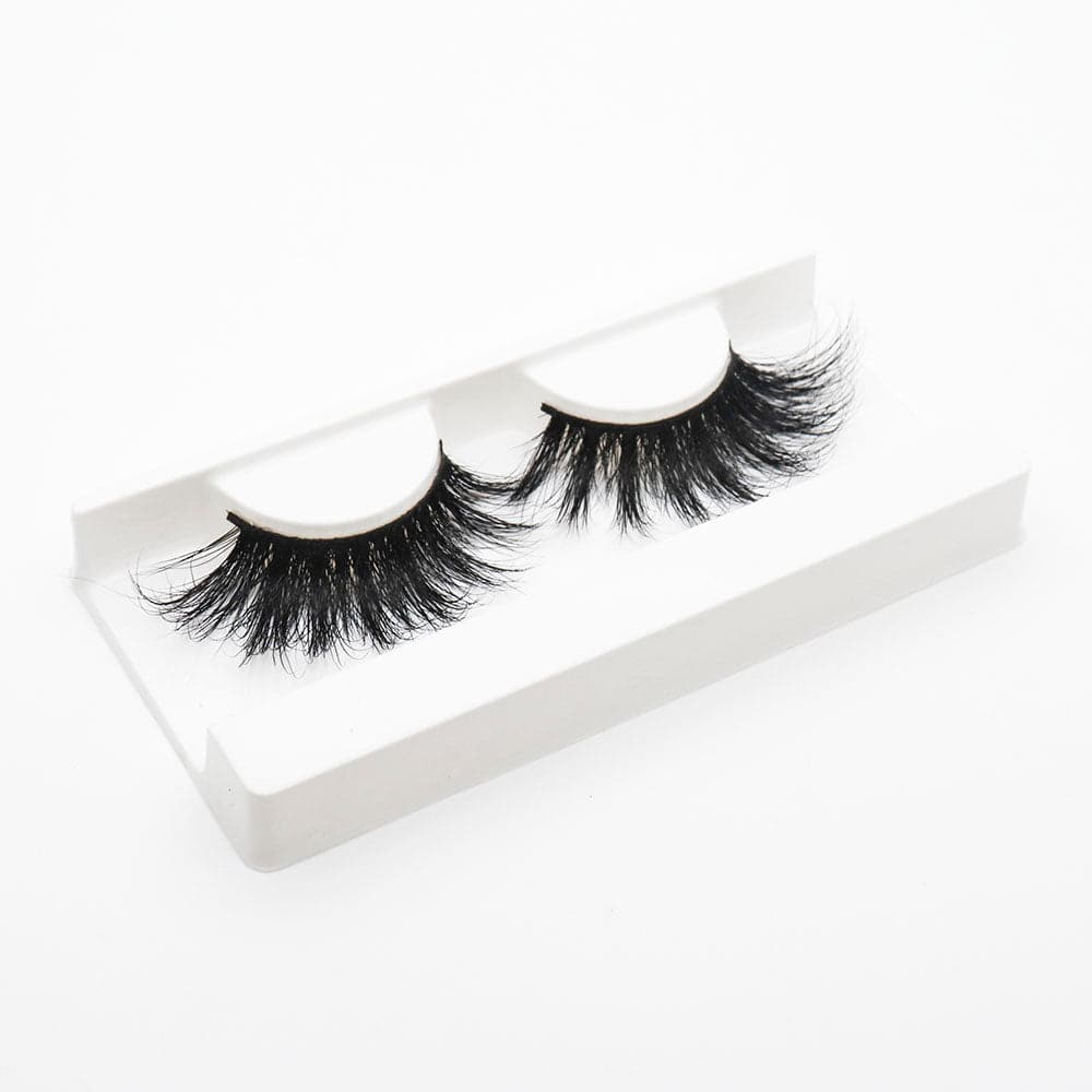 25mm Long Mink Hair Messy Multilayer Cross 3D False Eyelashes EL-006