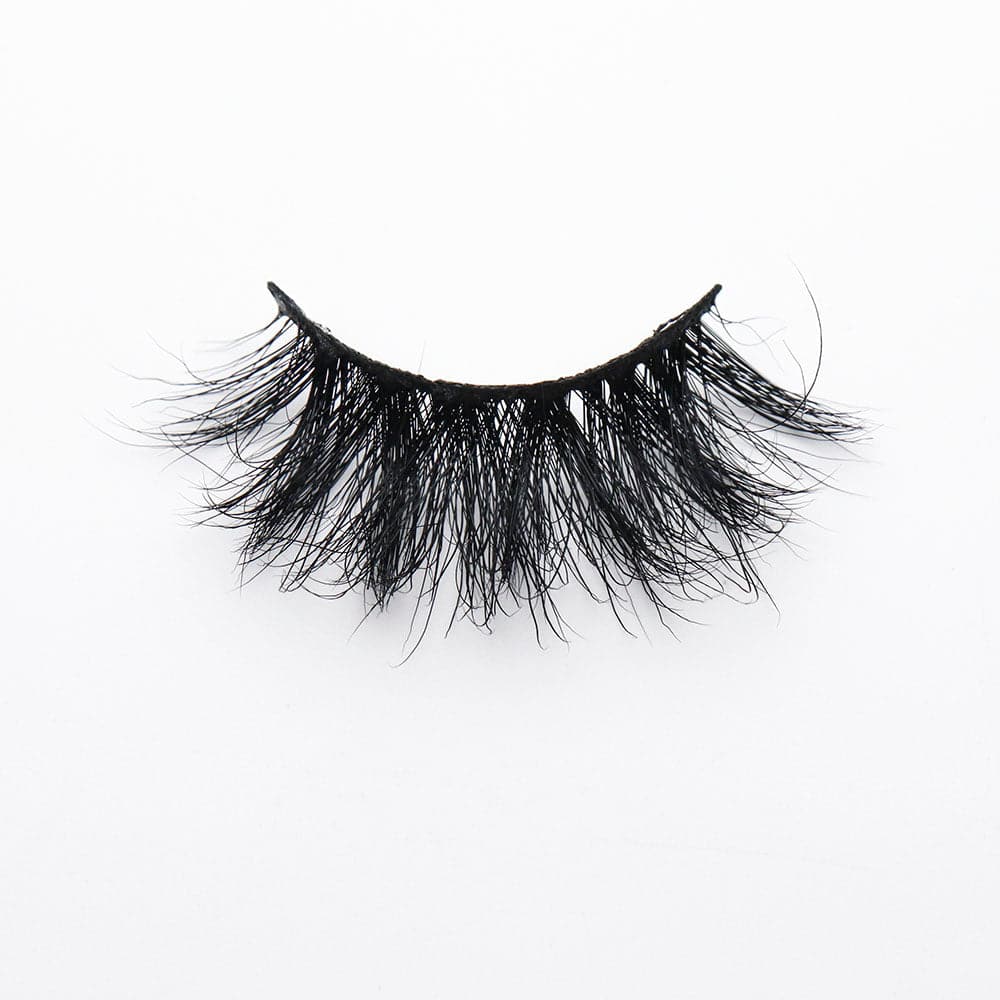 25mm Long Mink Hair Messy Multilayer Cross 3D False Eyelashes EL-007