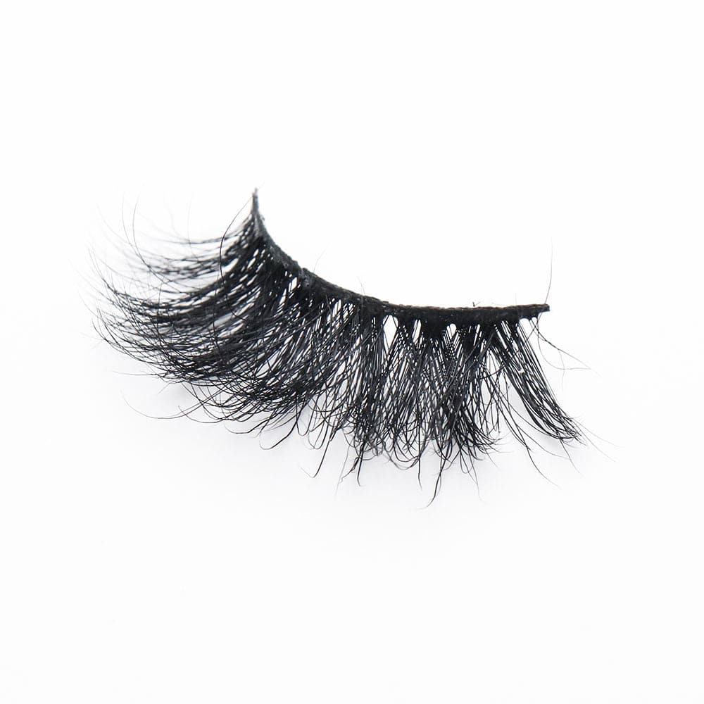 25mm Long Mink Hair Messy Multilayer Cross 3D False Eyelashes EL-007