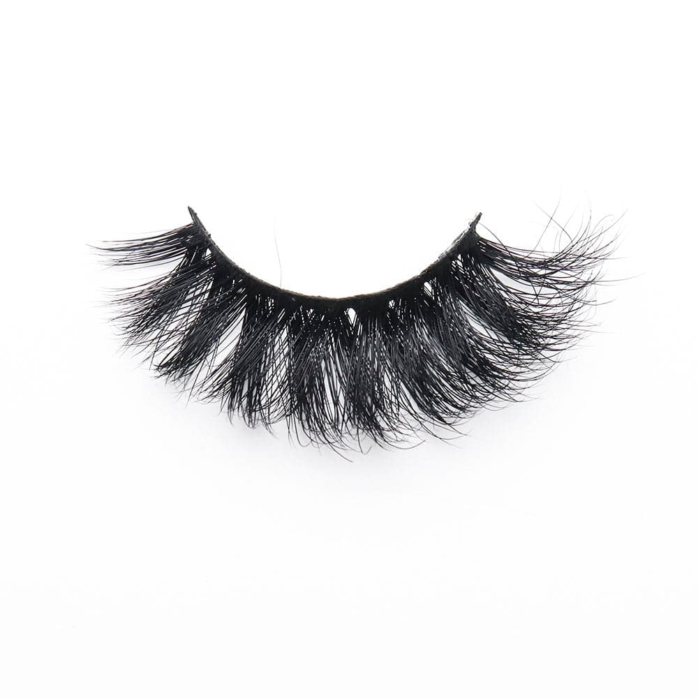 25mm Long Mink Hair Messy Multilayer Cross 3D False Eyelashes EL-008