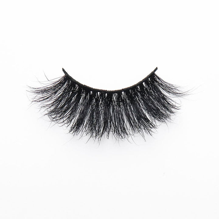 25mm Long Mink Hair Messy Multilayer Cross 3D False Eyelashes EL-009