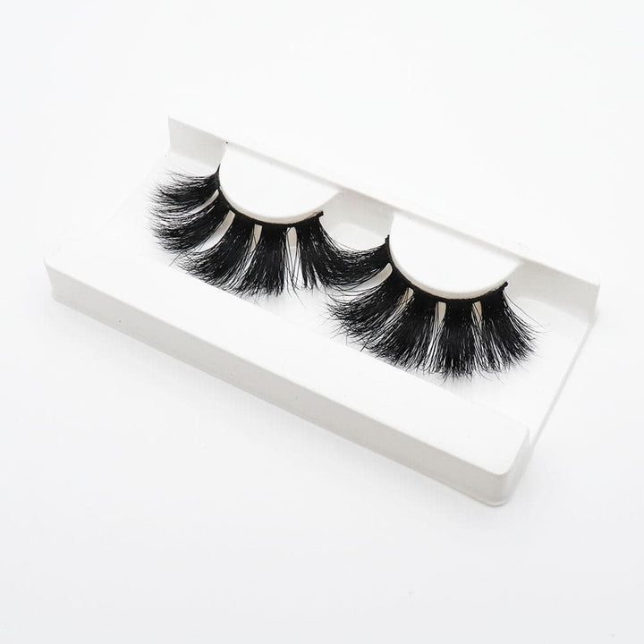 25mm Long Mink Hair Messy Multilayer Cross 3D False Eyelashes EL-003