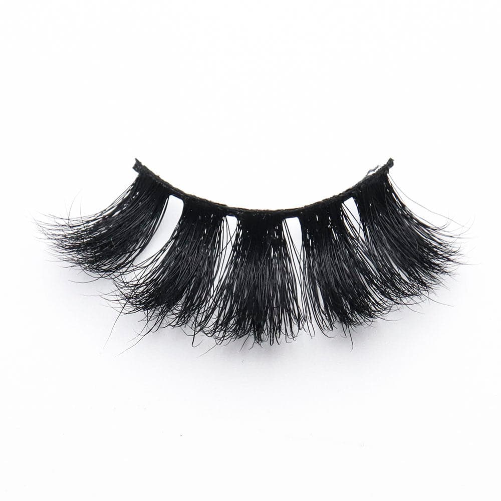 SISDORE 25mm Long Mink Hair Messy Multilayer Cross 3D False Eyelashes EL-003