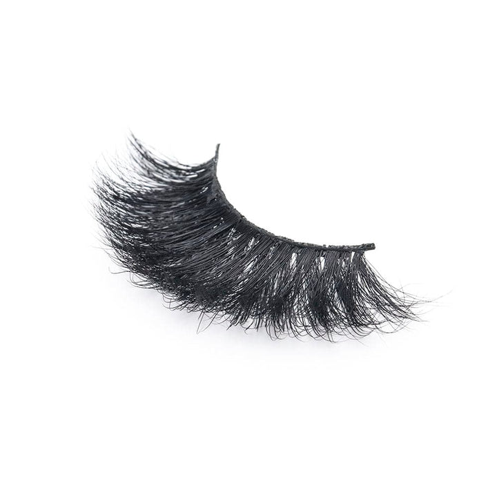 25mm Long Mink Hair Messy Multilayer Cross 3D False Eyelashes EL-010