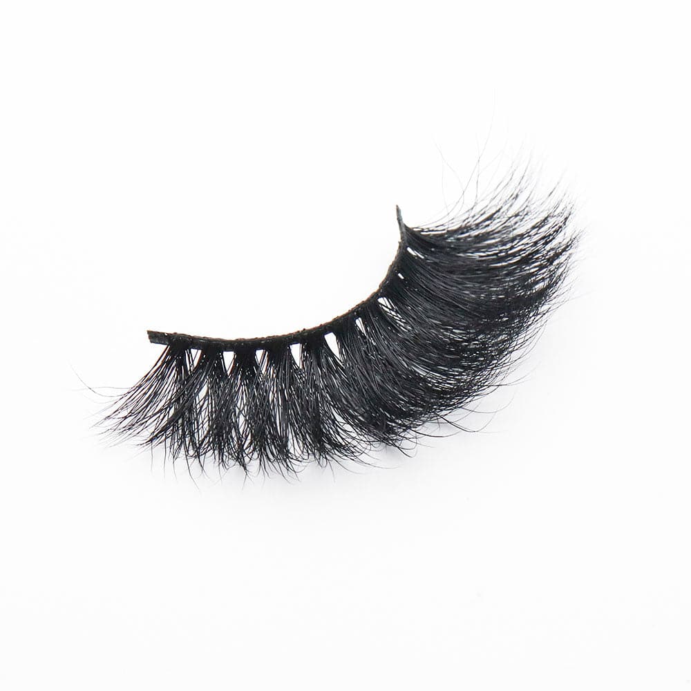 25mm Long Mink Hair Messy Multilayer Cross 3D False Eyelashes EL-012