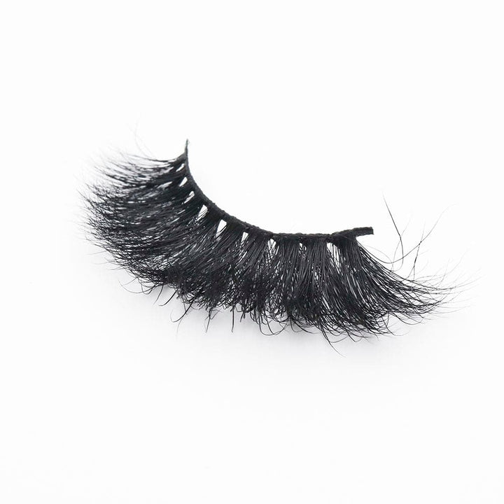 25mm Long Mink Hair Messy Multilayer Cross 3D False Eyelashes EL-012