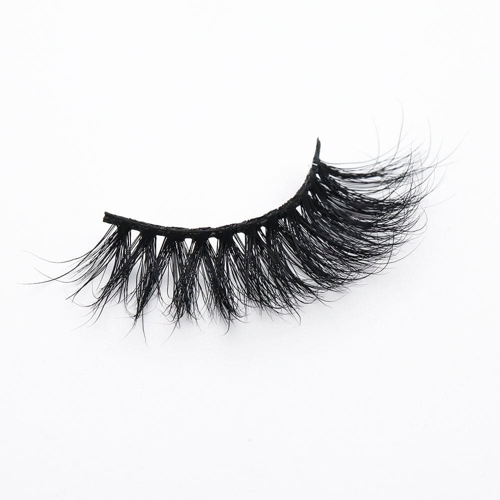 25mm Long Mink Hair Messy Multilayer Cross 3D False Eyelashes EL-014