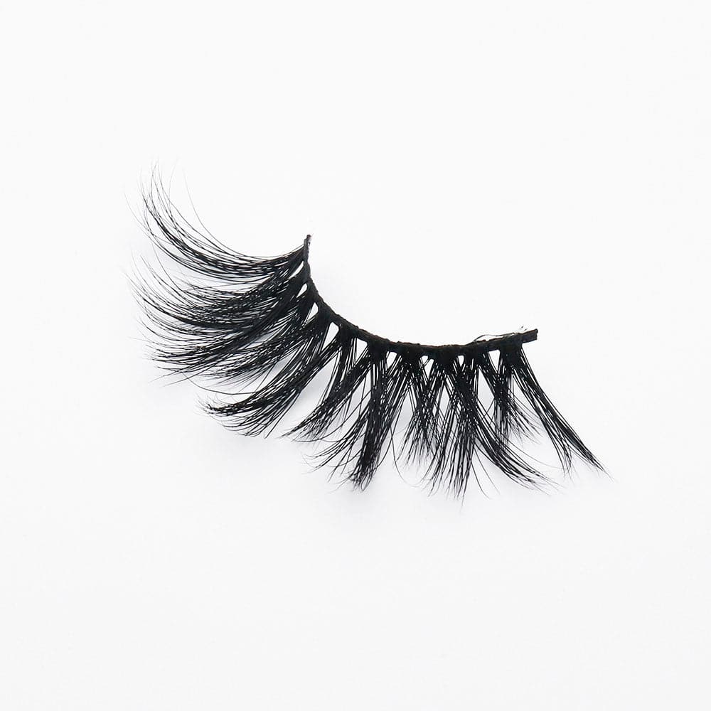 25mm Long Mink Hair Messy Multilayer Cross 3D False Eyelashes EL-001