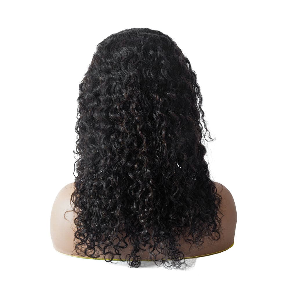 Water wave wigs black hair