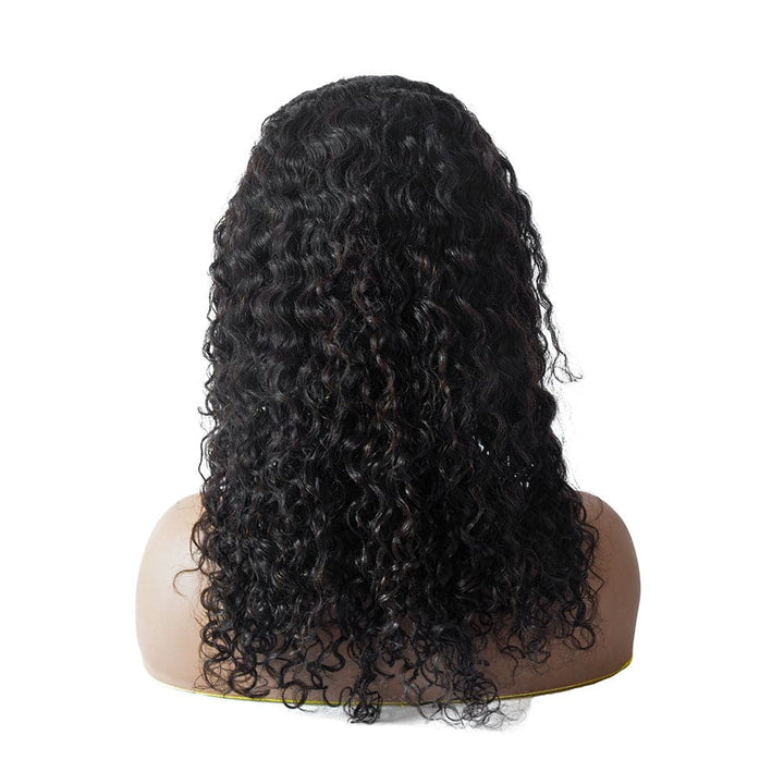 Water wave wigs black hair