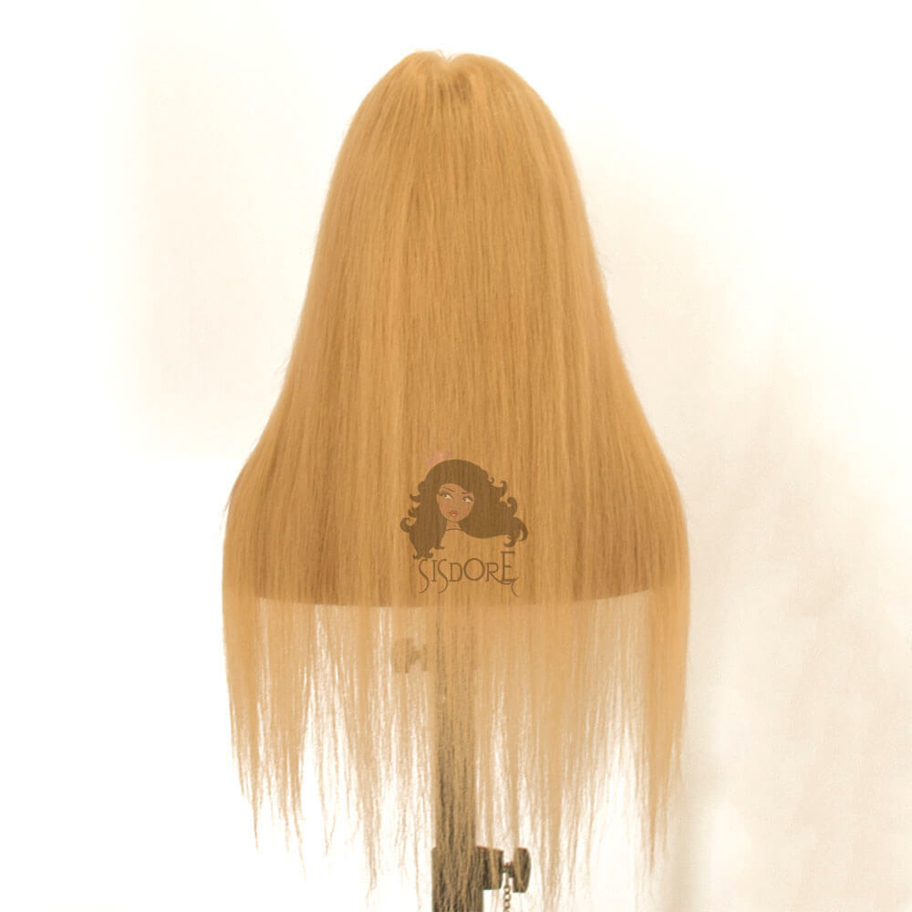 ash blonde wigs human hair 22 inch