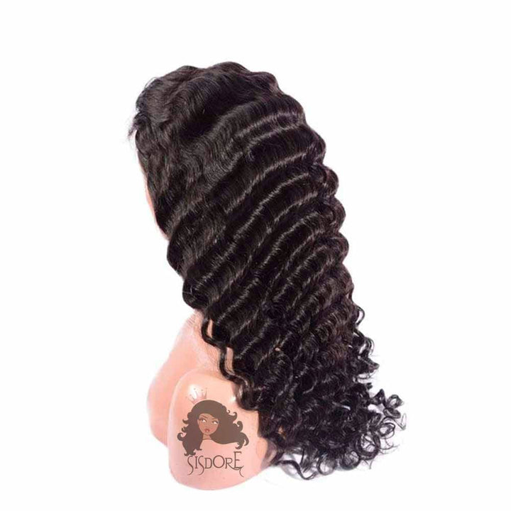 deep wave full lace wig