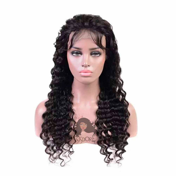 deep wave human hair wigs HD lace, full lace wigs & 360 lace wigs