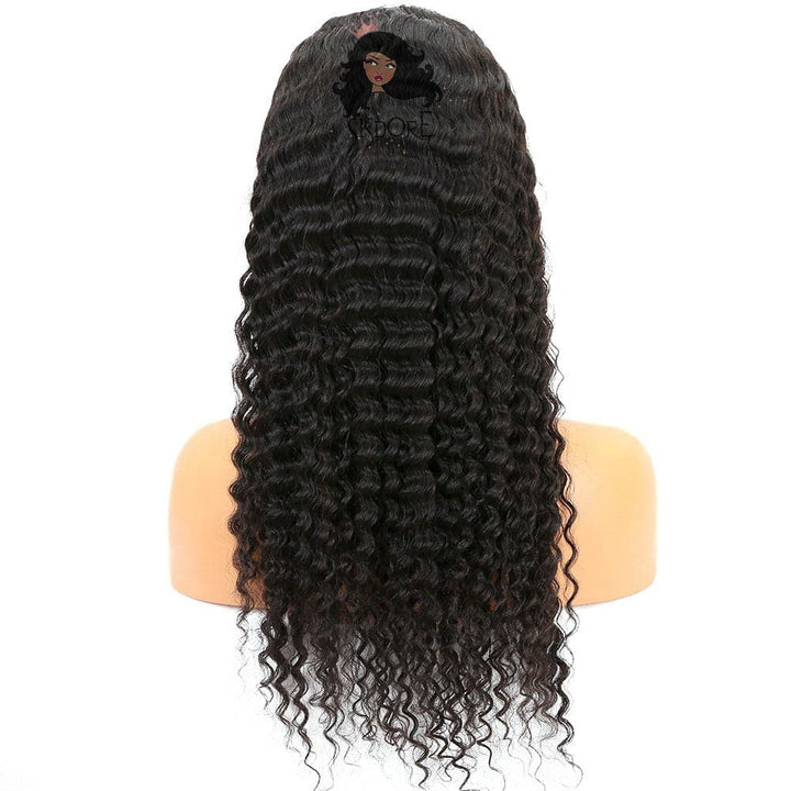 5x5 HD lace closure wig deep wave
