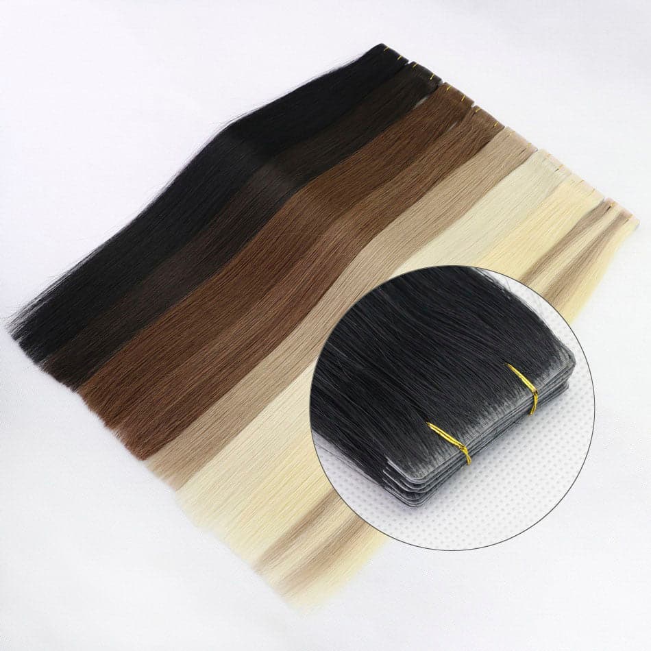 invisible tape in hair extensions