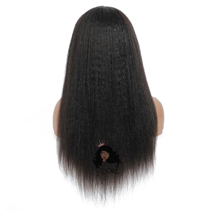 kinky straight hair wigs 