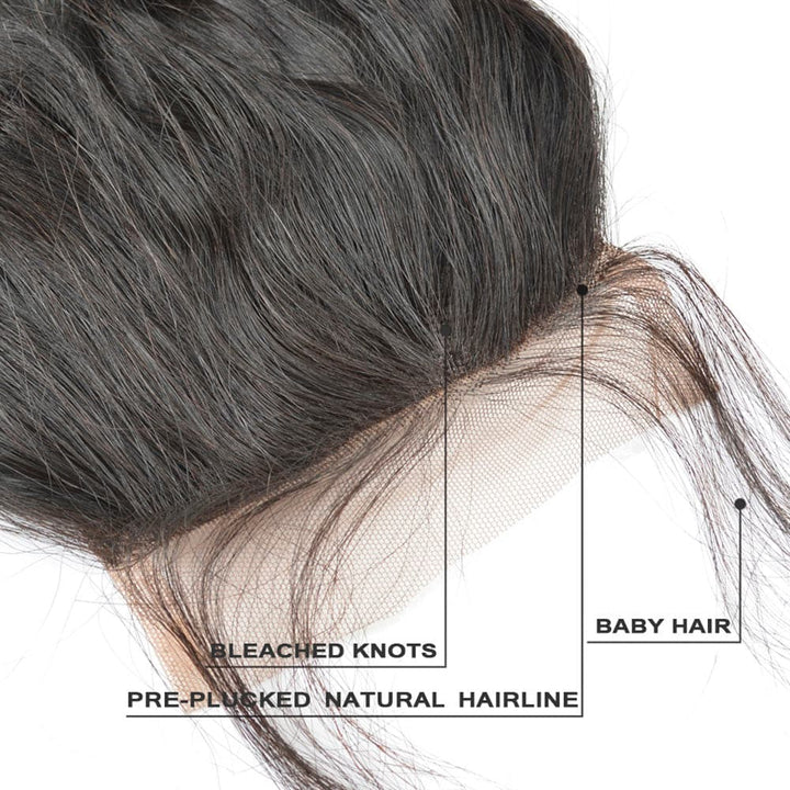 lace closure wet and wavy hair