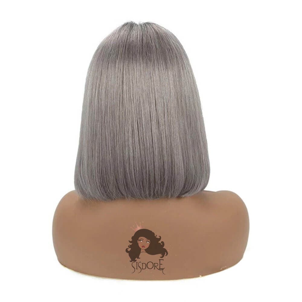 ombre gray bob wigs