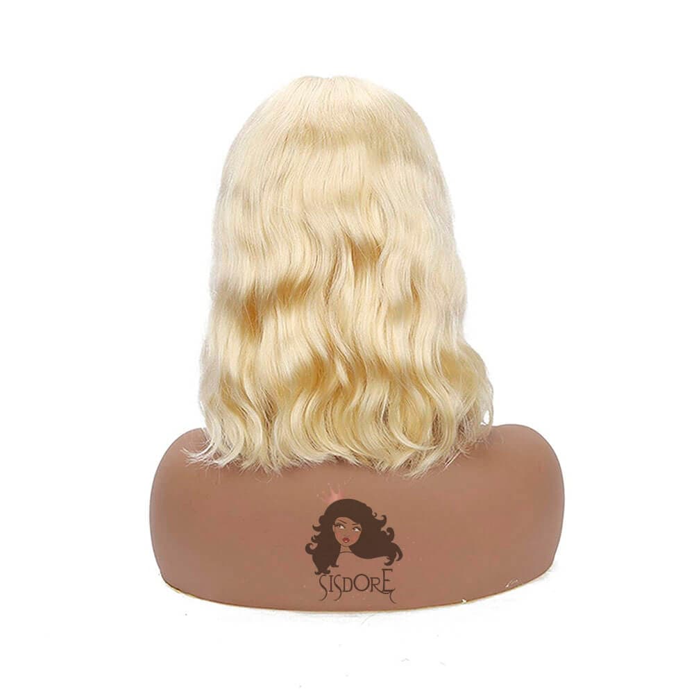 short 613 blonde wavy wig