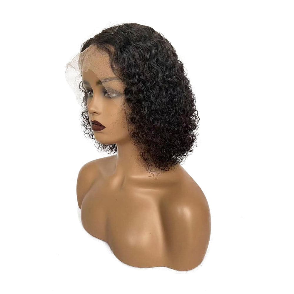 short water wave lace wig