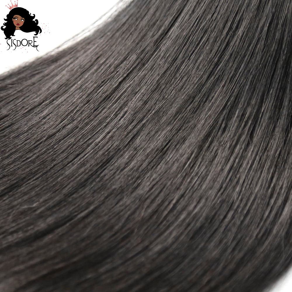 straight black hair weave 
