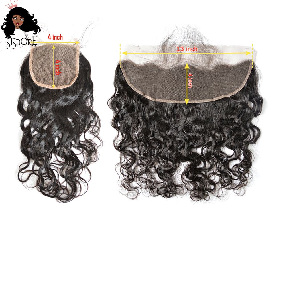 water wave lace closure and frontal