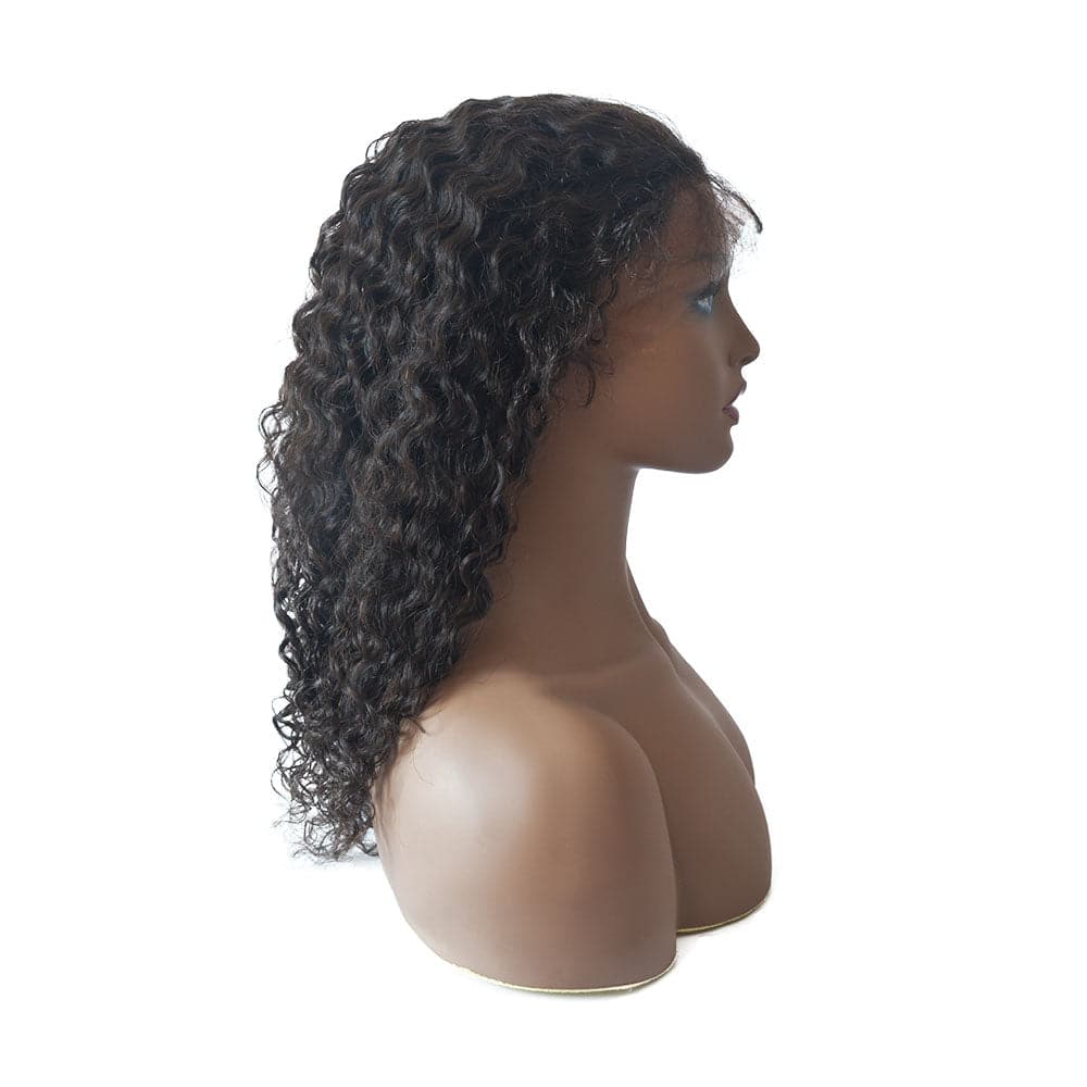 water wave lace front wigs