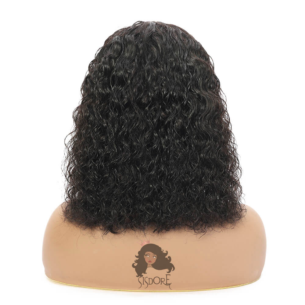 wet and wavy bob wig human hair