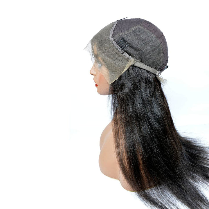 yaki straight wigs lace front